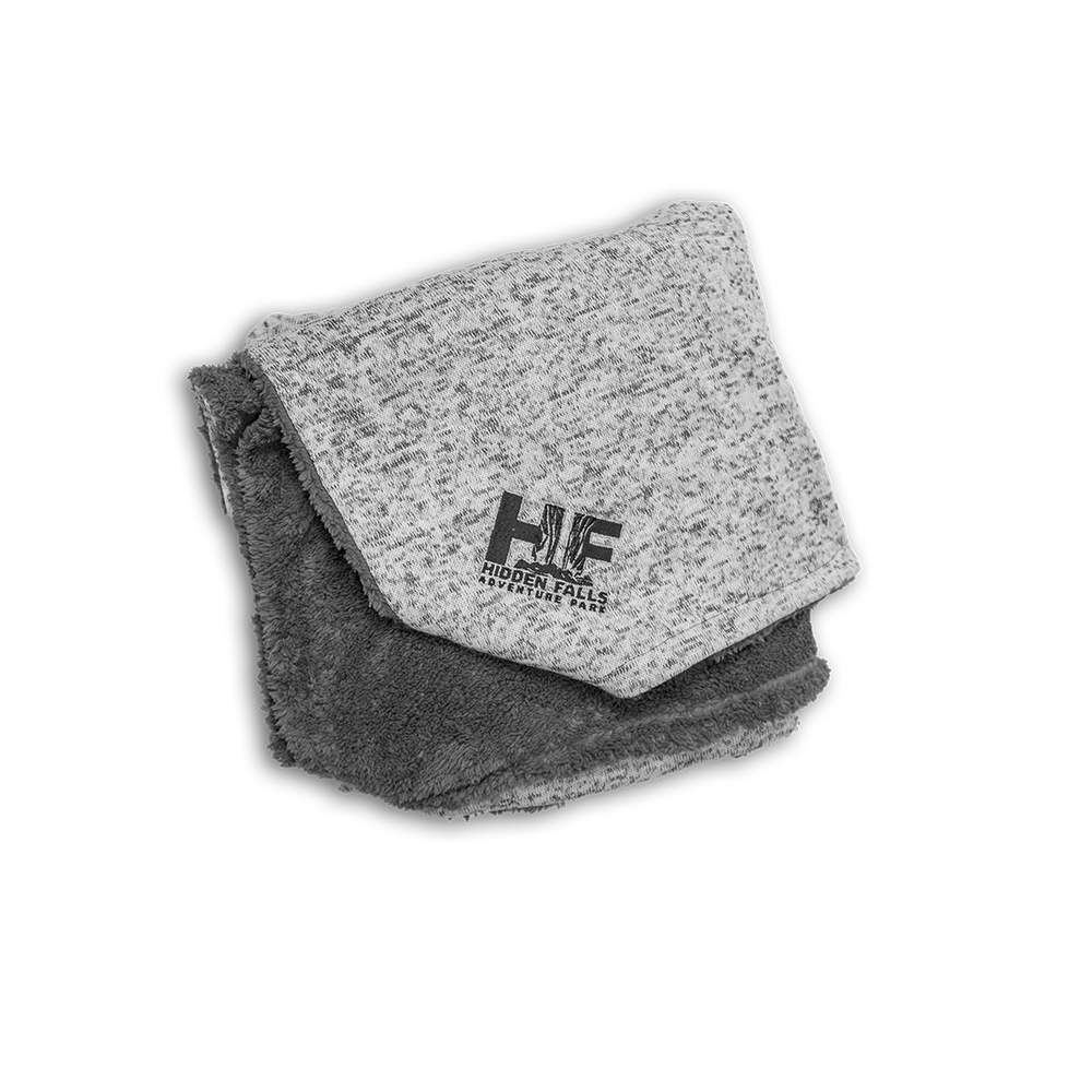 HF Grey Fleece Blanket